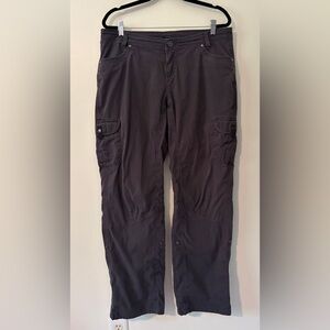 KUHL Splash Roll-Up Cargo Pants Women’s 16 REG Gray Hiking Travel Capri
